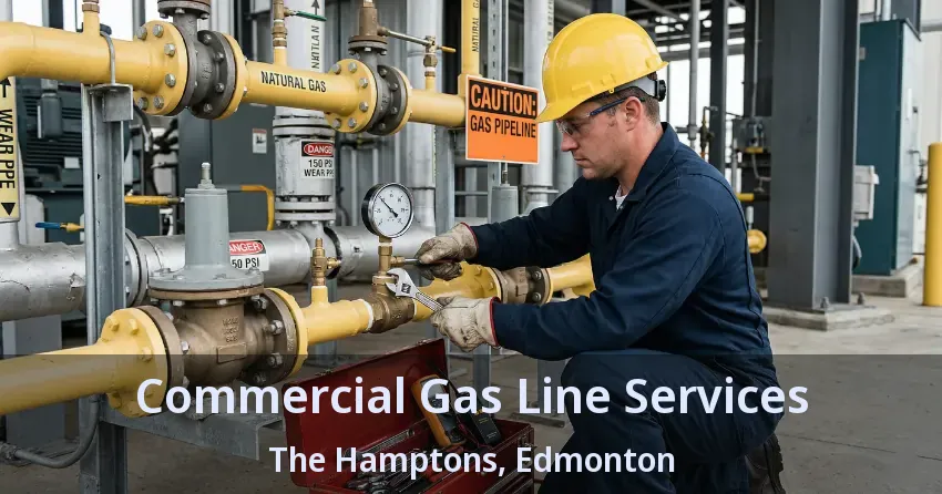 Commercial Gas Line Services The Hamptons, Edmonton - AB Commercial Gas Line Services The Hamptons, Edmonton - AB