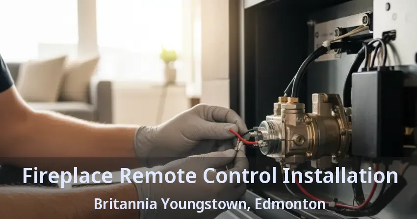 Fireplace Remote Control Installation Britannia Youngstown, Edmonton - AB Fireplace Remote Control Installation Britannia Youngstown, Edmonton - AB