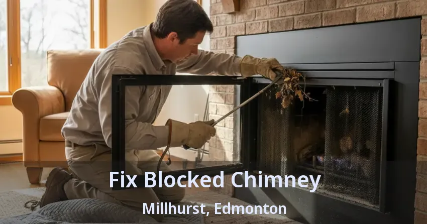 Fix Blocked Chimney Millhurst, Edmonton - AB