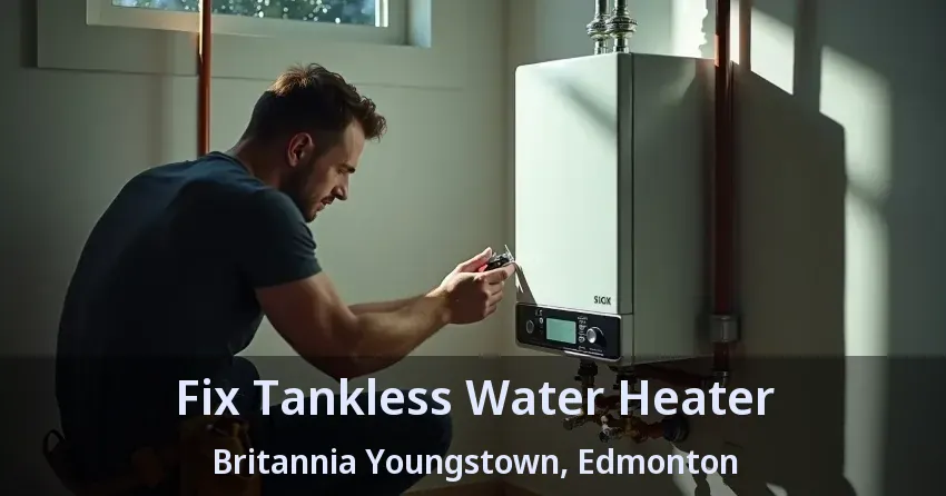 Fix Tankless Water Heater Britannia Youngstown, Edmonton - AB
