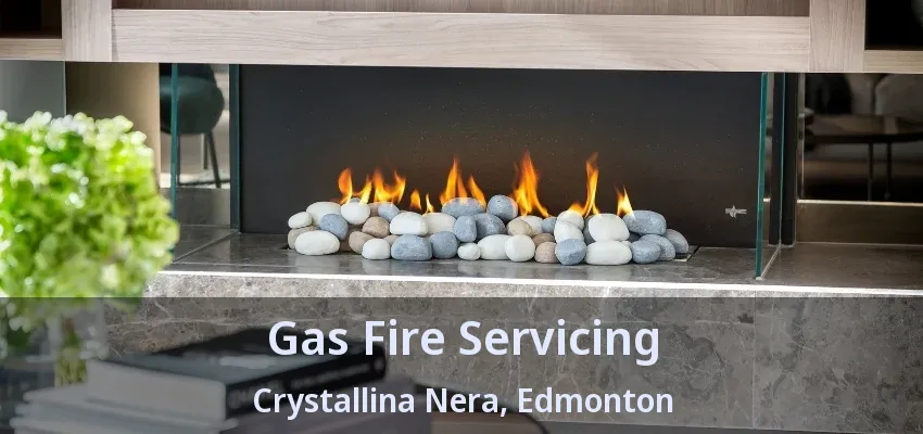 Gas Fire Servicing Crystallina Nera, Edmonton - AB