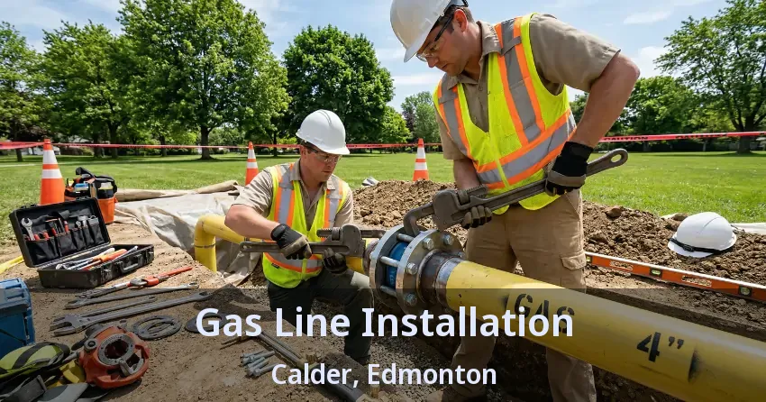 Gas Line Installation Calder, Edmonton - AB