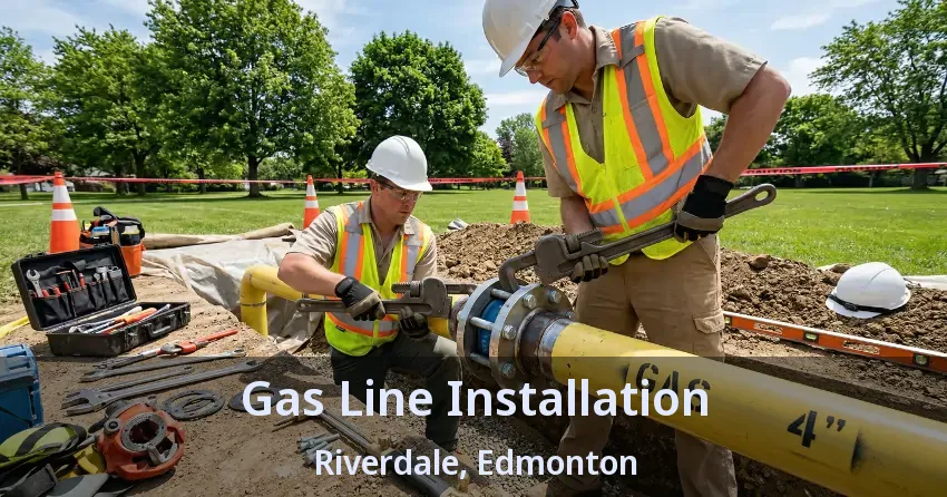 Gas Line Installation Riverdale, Edmonton - AB