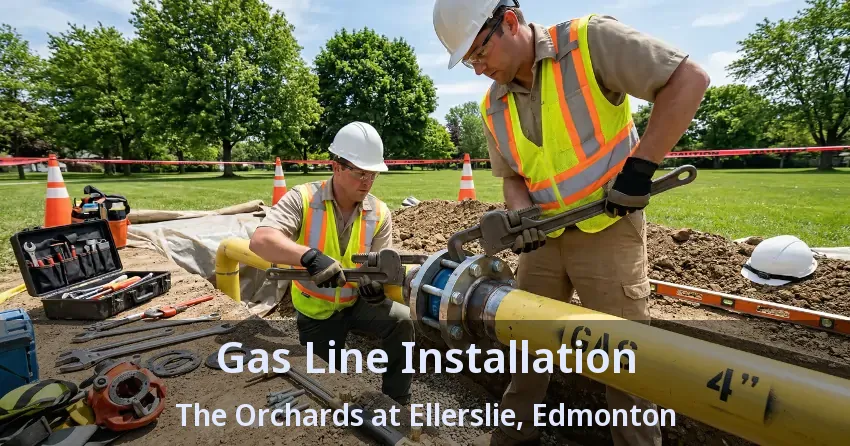 Gas Line Installation The Orchards at Ellerslie, Edmonton - AB