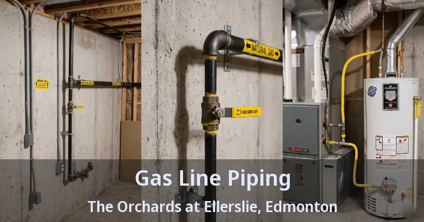 Gas Line Piping The Orchards at Ellerslie, Edmonton - AB Gas Line Piping The Orchards at Ellerslie, Edmonton - AB