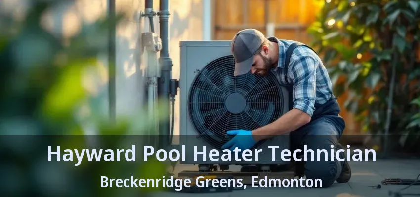 Hayward Pool Heater Technician Breckenridge Greens, Edmonton - AB Hayward Pool Heater Technician Breckenridge Greens, Edmonton - AB