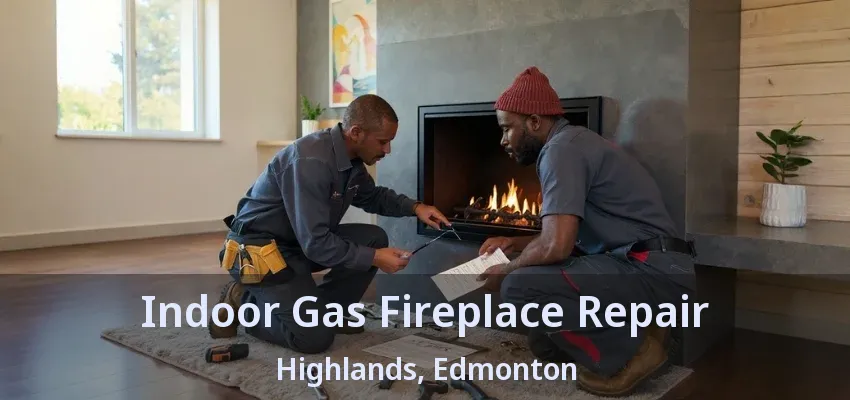 Indoor Gas Fireplace Repair Highlands, Edmonton - AB