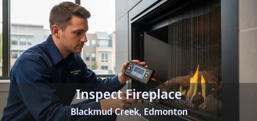 Inspect Fireplace Blackmud Creek, Edmonton - AB