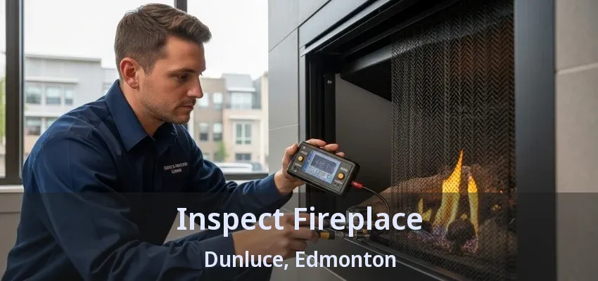 Inspect Fireplace Dunluce, Edmonton - AB