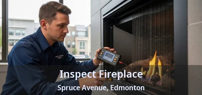 Inspect Fireplace Spruce Avenue, Edmonton - AB