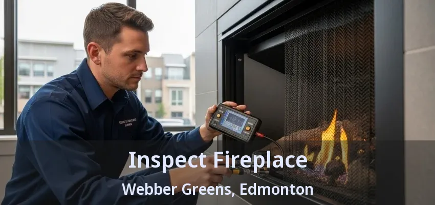 Inspect Fireplace Webber Greens, Edmonton - AB