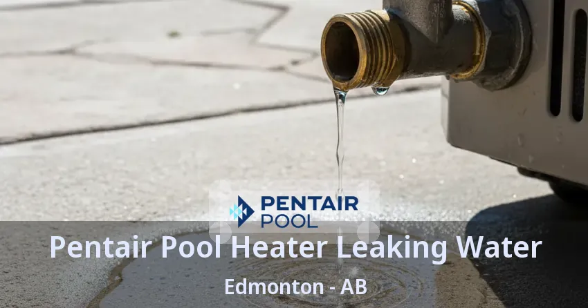 Pentair Pool Heater Leaking Water Edmonton - AB