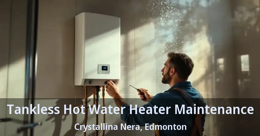 Tankless Hot Water Heater Maintenance Crystallina Nera, Edmonton - AB