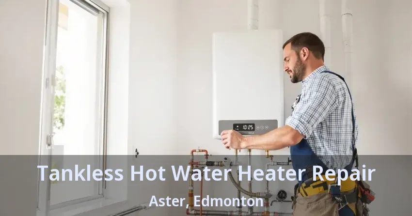 Tankless Hot Water Heater Repair Aster, Edmonton - AB