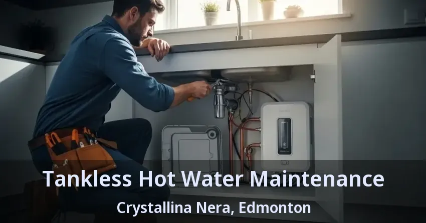 Tankless Hot Water Maintenance Crystallina Nera, Edmonton - AB Tankless Hot Water Maintenance Crystallina Nera, Edmonton - AB